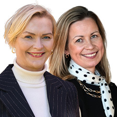 Helén Malmberg ja Anna Carlsén